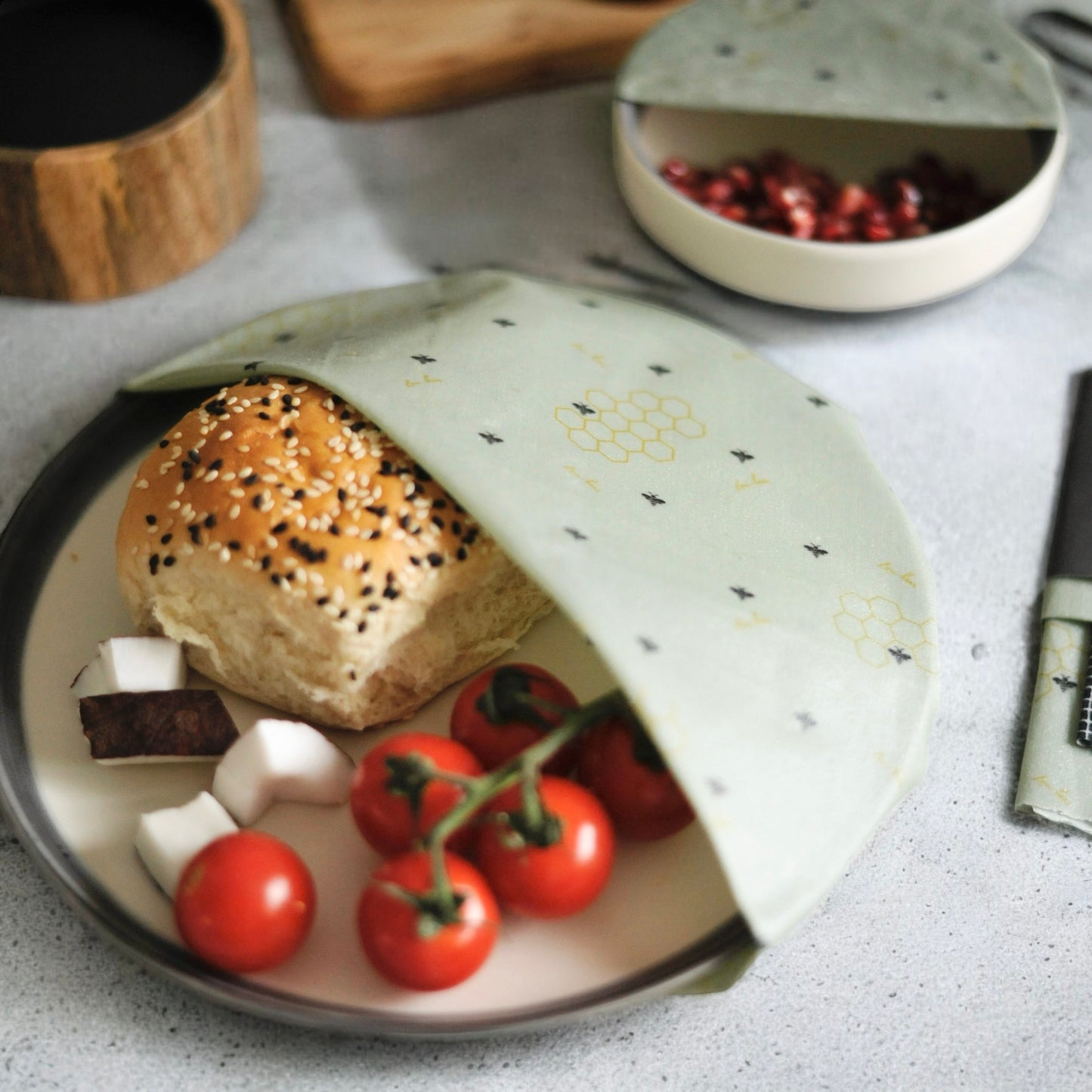 Lou-bees Sage-Green wraps