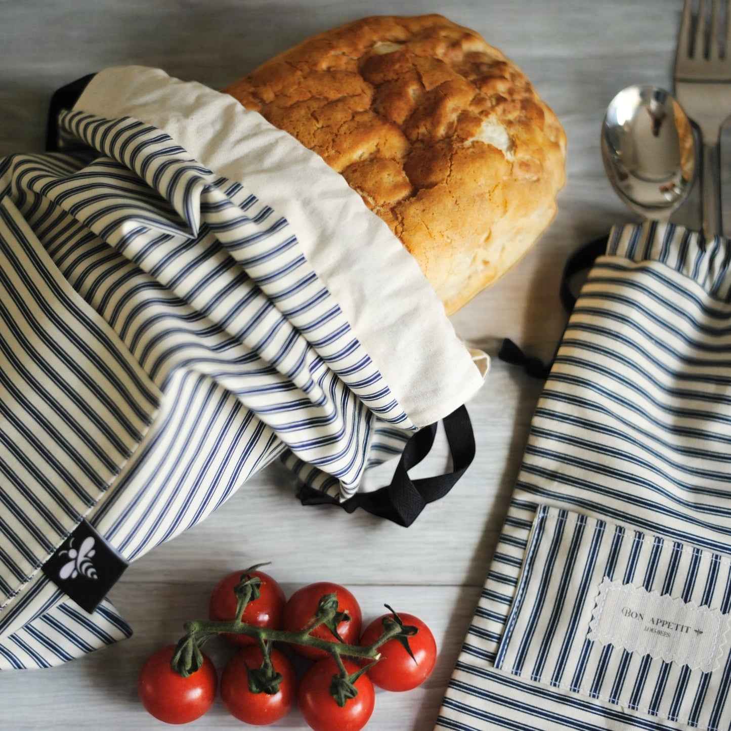 Lou-bees French style on the go cutlery bag.