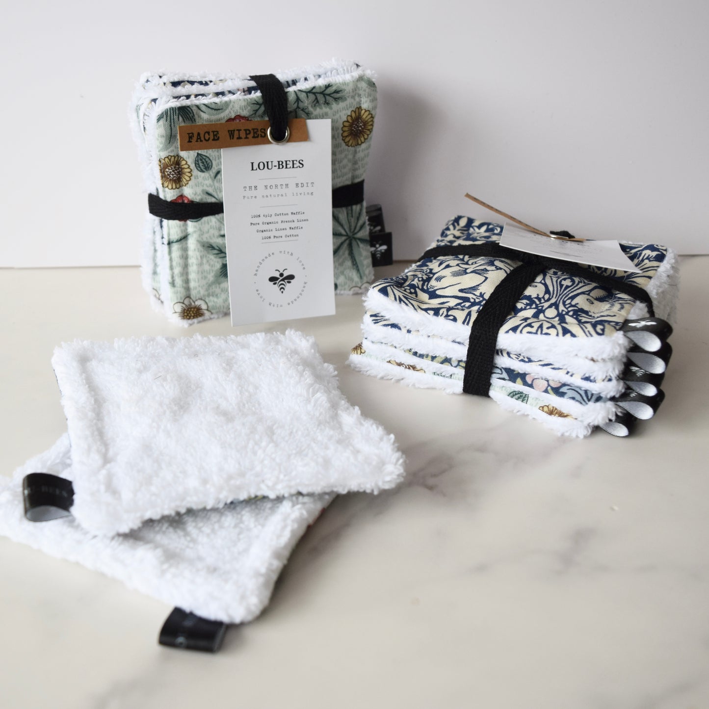 Reusable Face Wipes – William Morris Collection (Pack of 5)