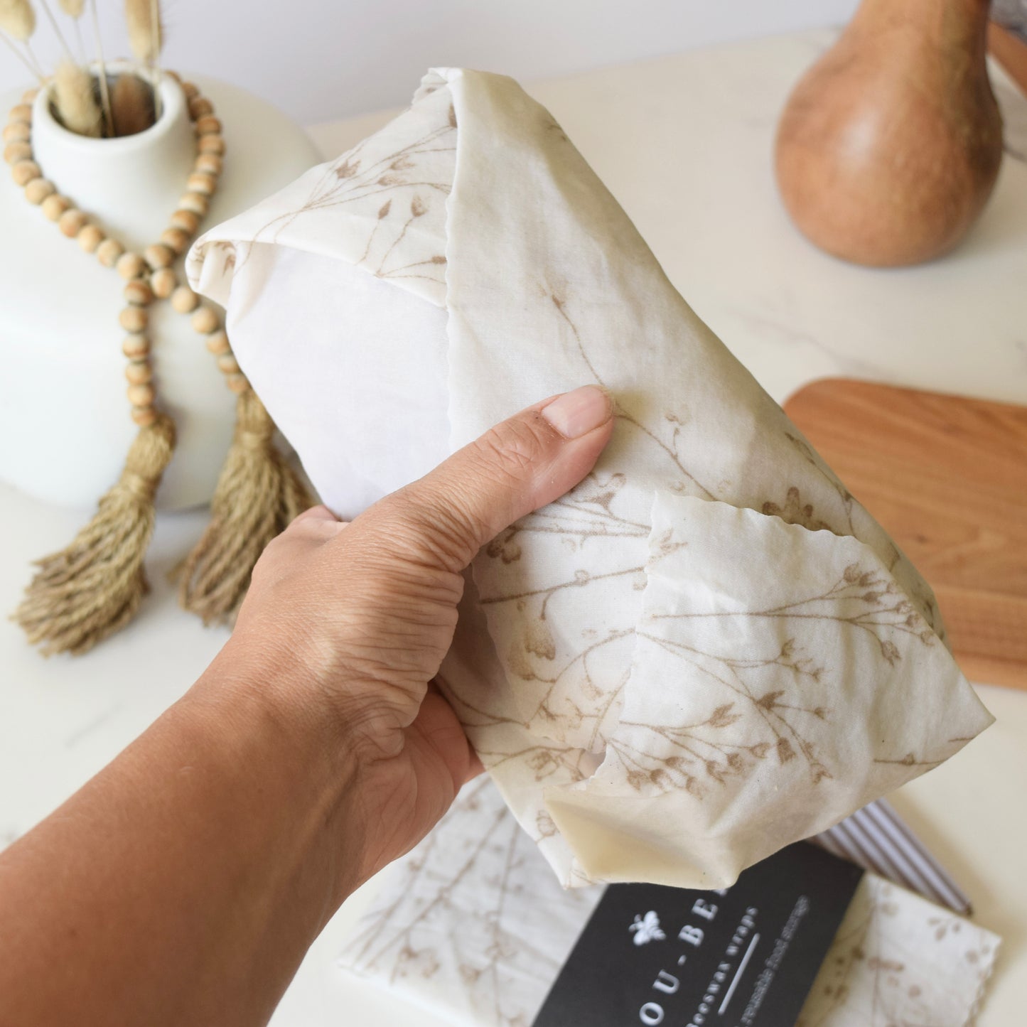 Edited Life Organic Beeswax Wrap – Natural Cotton Singlet