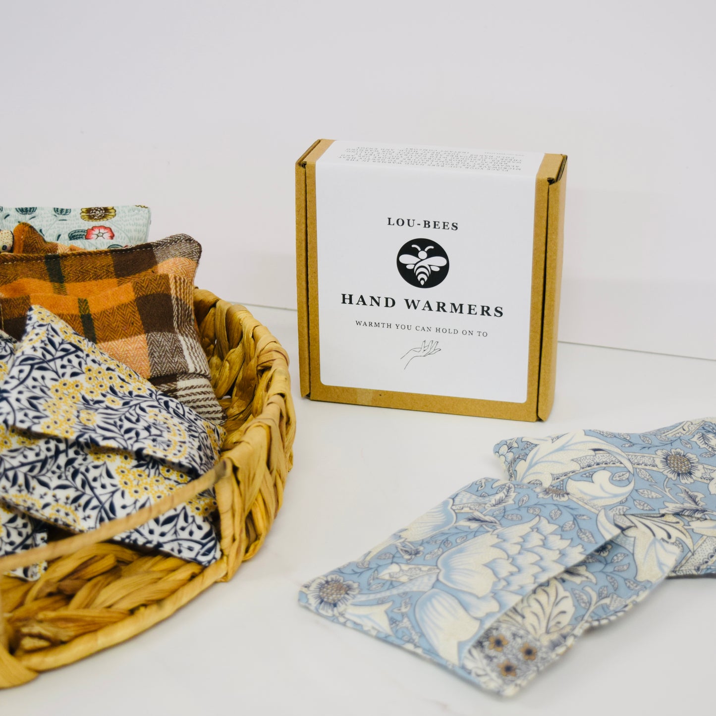 Super Soft Fleece Hand Warmers – Highland Tartan Red