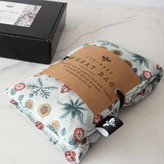 Wheat Bag, William Morris Daisy Microwaveable Warmth.