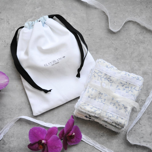 French Floral Reusable Eco-Friendly Makeup Wipes