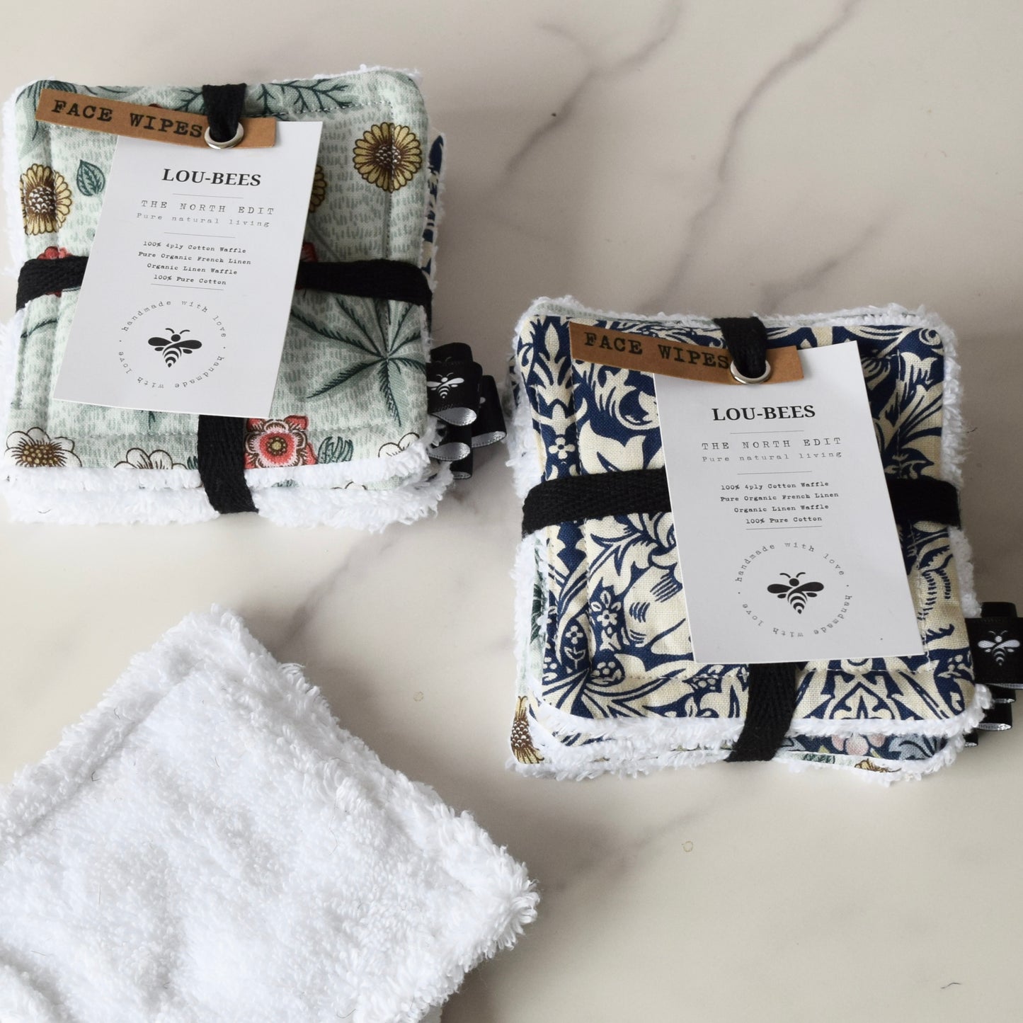 Reusable Face Wipes – William Morris Collection (Pack of 5)