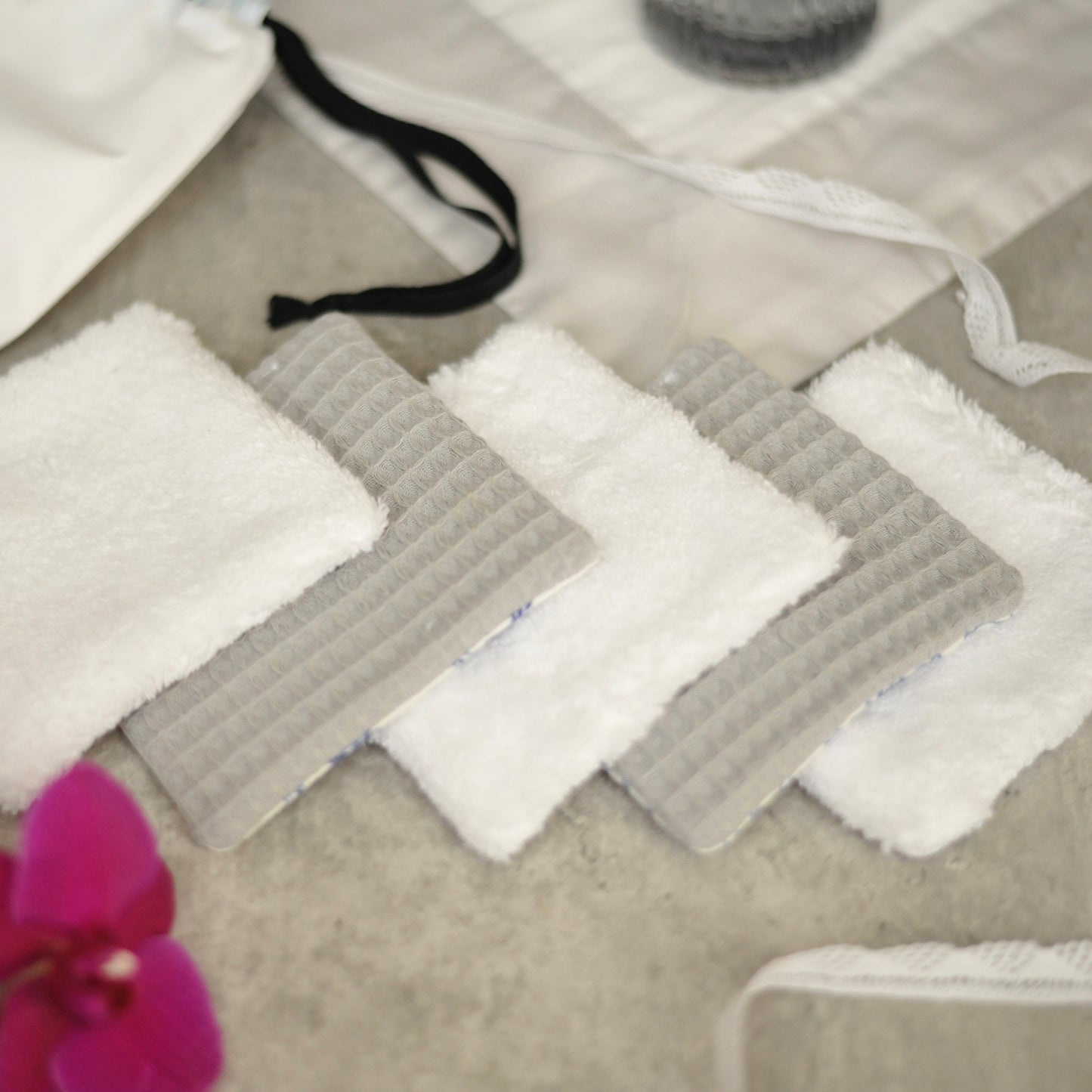French Floral Reusable Eco-Friendly Makeup Wipes