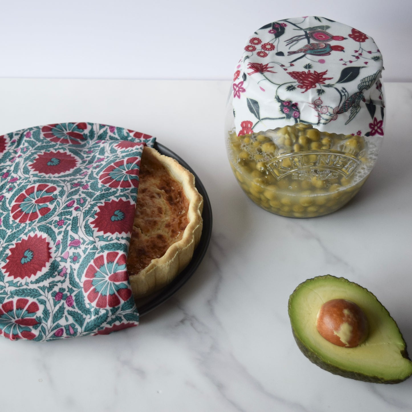 William Morris Indian Summer Beeswax Wraps