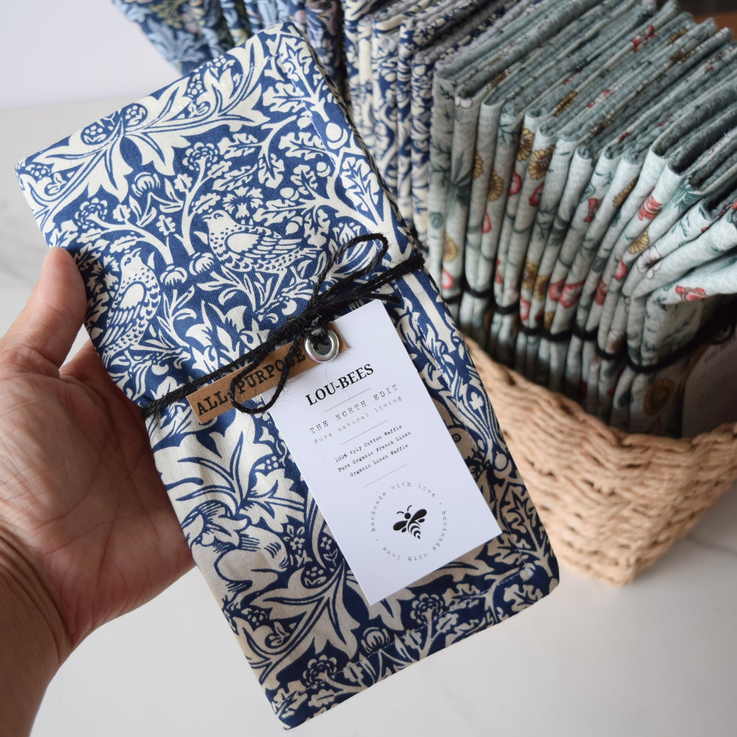 All Purpose Cloth William Morris (Strawberry Thief)