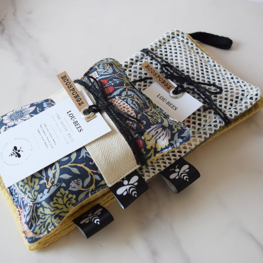 Eco Kitchen Trio Pack William Morris(Strawberry Thief)