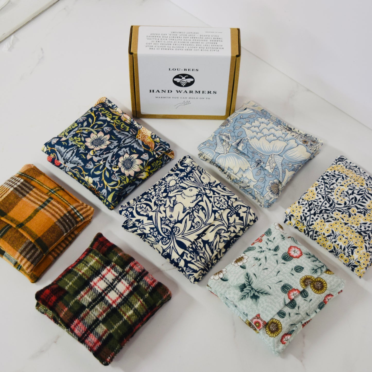 Super Soft Fleece Hand Warmers – Highland Tartan Red