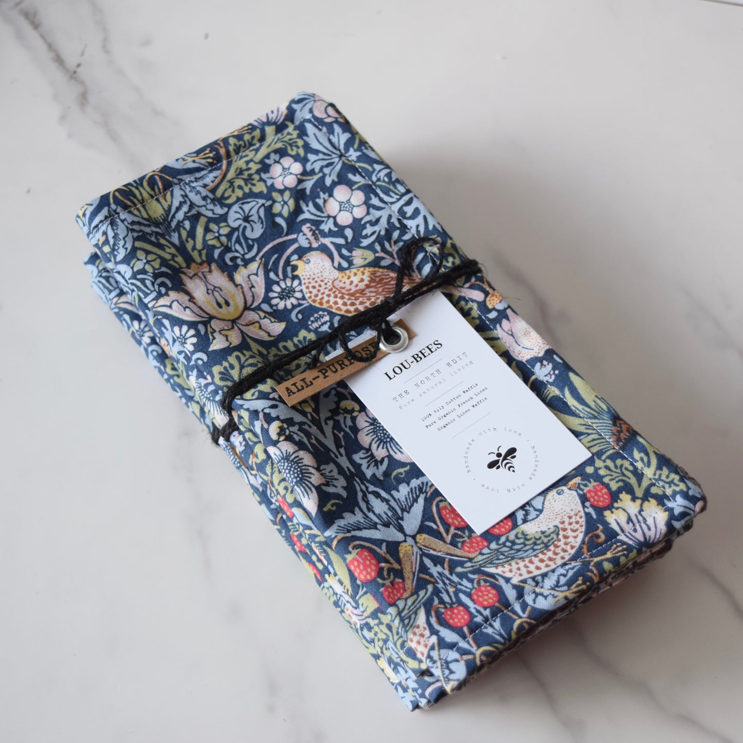 All Purpose Cloth William Morris (Strawberry Thief)