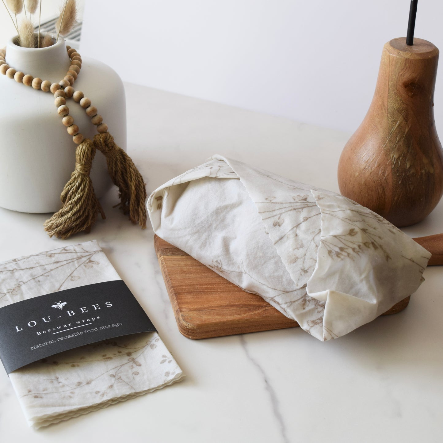 Edited Life Organic Beeswax Wrap – Natural Cotton Singlet